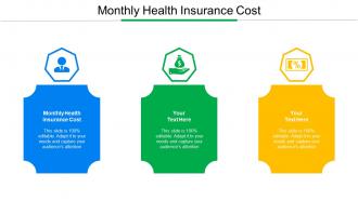 Monthly Health Insurance Cost Ppt Powerpoint Presentation Outline Images Cpb
