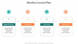 Monthly Income Plan In Powerpoint And Google Slides Cpb