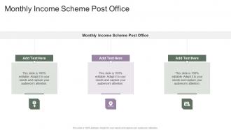 Monthly Income Scheme Post Office In Powerpoint And Google Slides Cpb