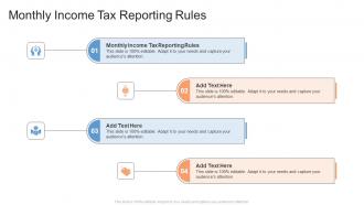 Monthly Income Tax Reporting Rules In Powerpoint And Google Slides Cpb