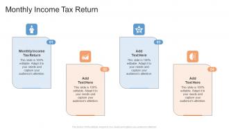 Monthly Income Tax Return In Powerpoint And Google Slides Cpb