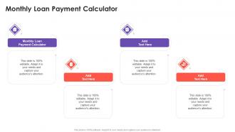 Monthly Loan Payment Calculator In Powerpoint And Google Slides Cpb