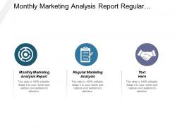 Monthly marketing analysis report regular marketing analysis marketing strategies cpb