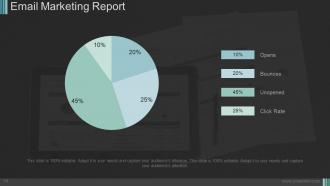 Monthly Marketing Performance Report Powerpoint Presentation Slides