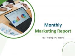 Monthly Marketing Report Powerpoint Presentation Slides