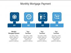 Monthly mortgage payment ppt powerpoint presentation model graphics template cpb