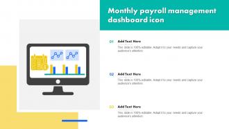 Monthly Payroll Management Dashboard Icon