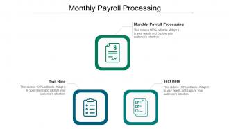 Monthly payroll processing ppt powerpoint presentation portfolio samples cpb