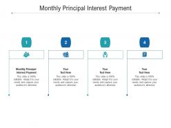 Monthly principal interest payment ppt powerpoint presentation outline images cpb