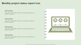 Monthly Project Status Report Icon