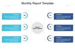 Monthly report template ppt powerpoint presentation gallery infographic template cpb