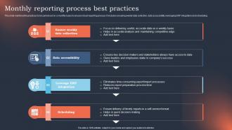 Monthly Reporting Process Best Practices