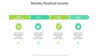 Monthly Residual Income In Powerpoint And Google Slides Cpb