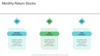 Monthly Return Stocks In Powerpoint And Google Slides Cpb