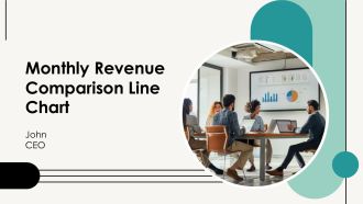 Monthly Revenue Comparison Line Chart PPT Information AT