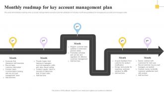 Monthly Roadmap For Key Account Management Plan