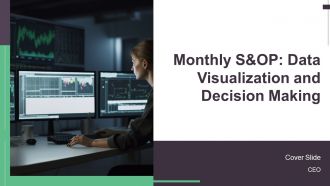 Monthly S And OP Data Visualization And Decision Making PPT Structure AT
