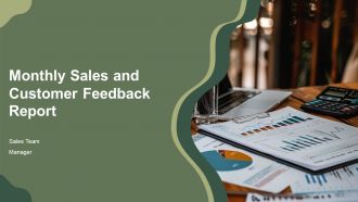 Monthly Sales And Customer Feedback Report PPT Structure AT