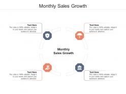 Monthly sales growth ppt powerpoint presentation infographics master slide cpb