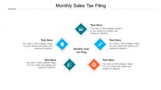 Monthly sales tax filing ppt powerpoint presentation pictures layout ideas cpb