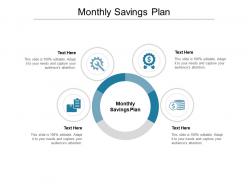 Monthly savings plan ppt powerpoint presentation inspiration images cpb