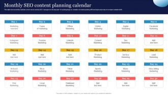Monthly SEO Content SEO Strategy To Increase Content Visibility Strategy SS V
