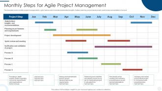 Monthly Steps For Agile Project Management