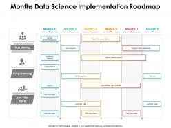 Months data science implementation roadmap
