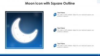 Moon Icon Powerpoint Ppt Template Bundles