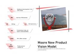 Moore new product vision model