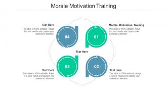 Morale motivation training ppt powerpoint presentation gallery graphics template cpb