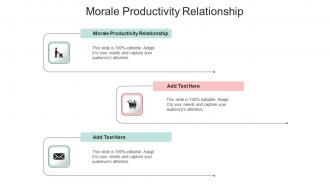 Morale Productivity Relationship In Powerpoint And Google Slides Cpb