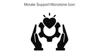 Morale Support Monotone Icon In Powerpoint Pptx Png And Editable Eps Format