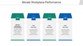 Morale workplace performance ppt powerpoint presentation infographics topics cpb