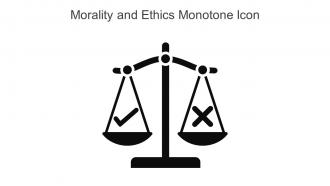 Morality And Ethics Monotone Icon In Powerpoint Pptx Png And Editable Eps Format