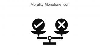 Morality Monotone Icon In Powerpoint Pptx Png And Editable Eps Format