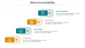 More Accountability Ppt PowerPoint Presentation Layouts Icons Cpb