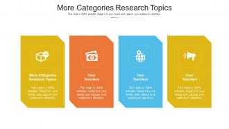 More Categories Research Topics Ppt Powerpoint Presentation Professional Slide Portrait Cpb