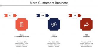 More Customers Business Ppt Powerpoint Presentation Layouts Infographic Template Cpb