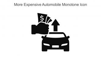 More Expensive Automobile Monotone Icon In Powerpoint Pptx Png And Editable Eps Format