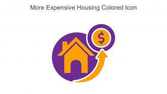 More Expensive Housing Colored Icon In Powerpoint Pptx Png And Editable Eps Format