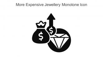 More Expensive Jewellery Monotone Icon In Powerpoint Pptx Png And Editable Eps Format