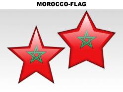 Morocco country powerpoint flags