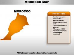 Morocco country powerpoint maps