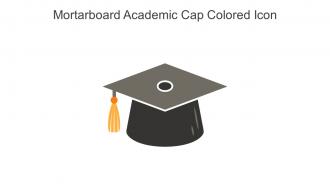 Mortarboard Academic Cap Colored Icon In Powerpoint Pptx Png And Editable Eps Format