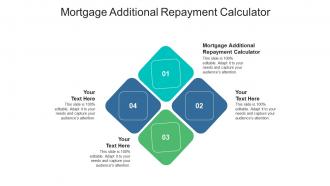 Mortgage additional repayment calculator ppt powerpoint presentation ideas graphics cpb