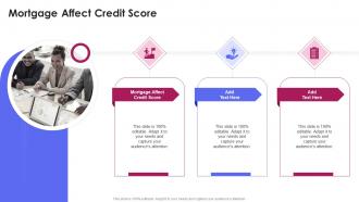 Mortgage Affect Credit Score In Powerpoint And Google Slides Cpb