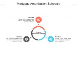 Mortgage amortization schedule ppt powerpoint presentation model summary cpb