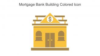 Mortgage Bank Building Colored Icon In Powerpoint Pptx Png And Editable Eps Format