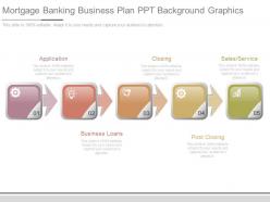 Mortgage banking business plan ppt background graphics